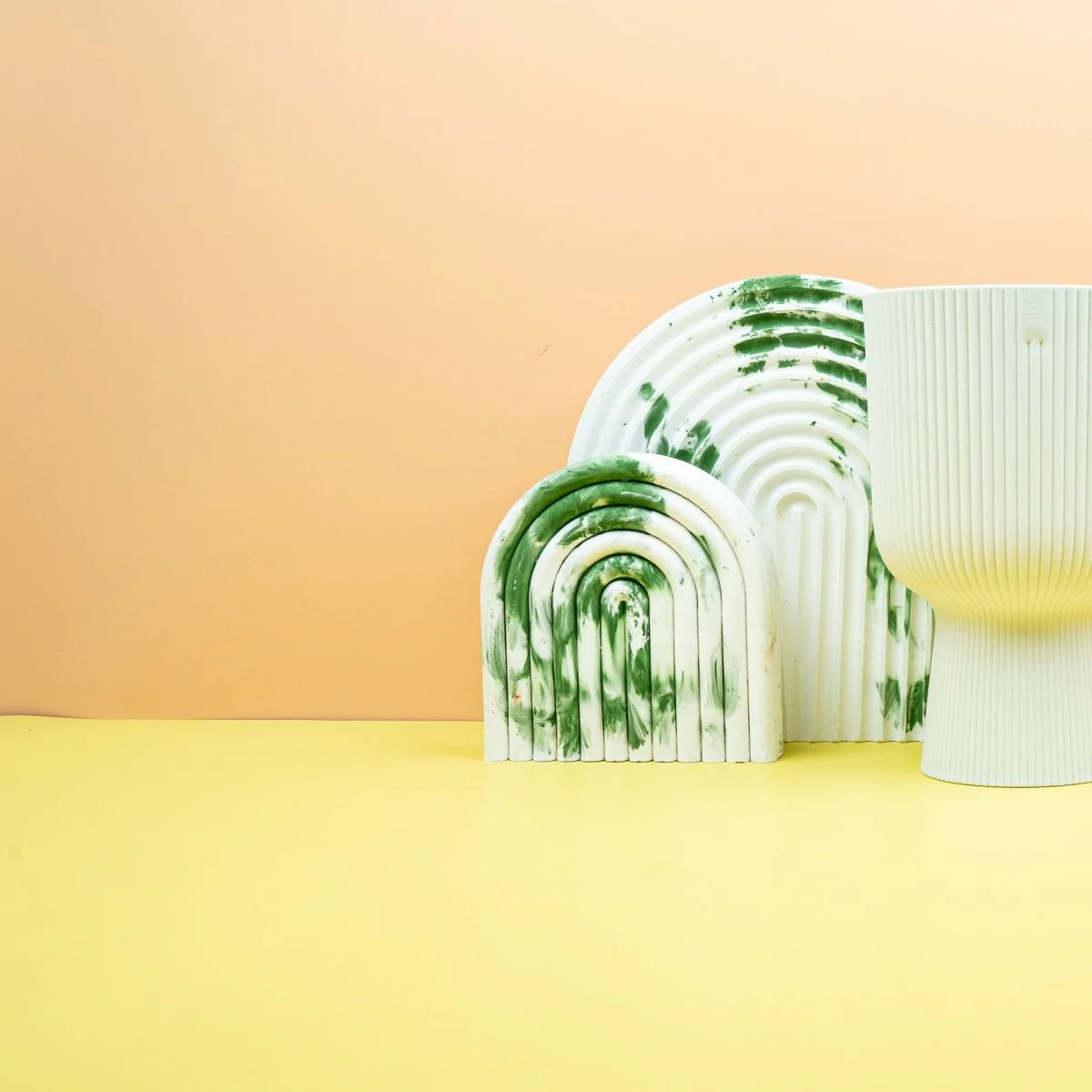 ÜBERTOPF ELHO VIBES FOLD RUND COUPE SEIDENWEISS - Image 3